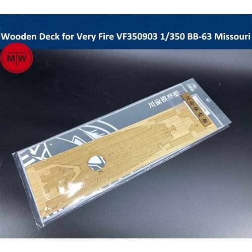 1/350 Scale Wooden Deck for Very Fire VF350903 USS BB-63 Missouri Ship Model Kits