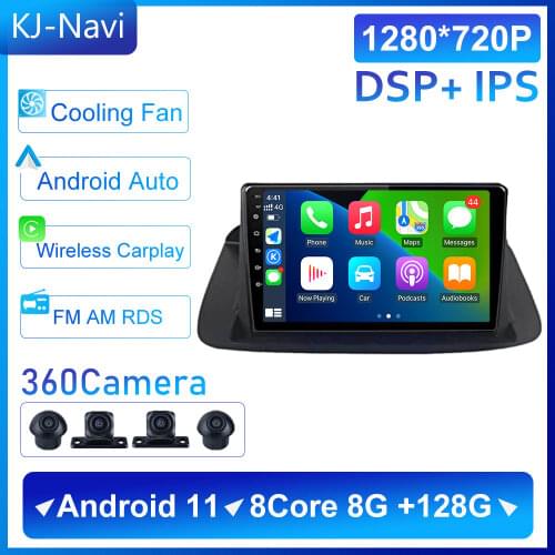 RDS Video Player Stereo For Honda Accord 8 Spirior 2009 2010 2011 2012 2013 Android 11 Navigation GPS Autoradio DSP WIFI LTE