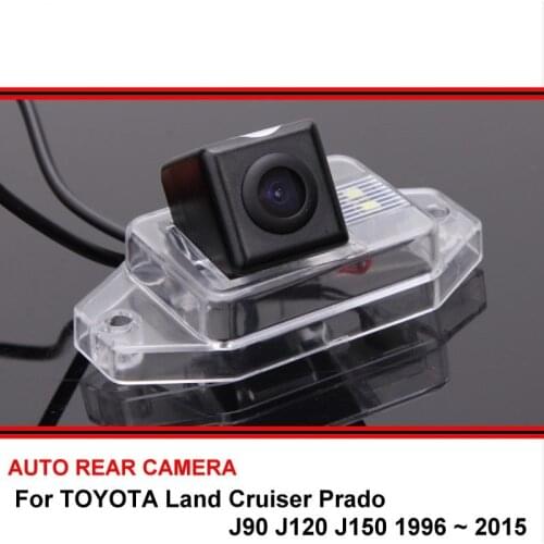 For TOYOTA Land Cruiser Prado J90 J120 J150 1996 ~ 2015 Night Vision Car Reverse Backup trasera Parking Rear View Camera HD SONY