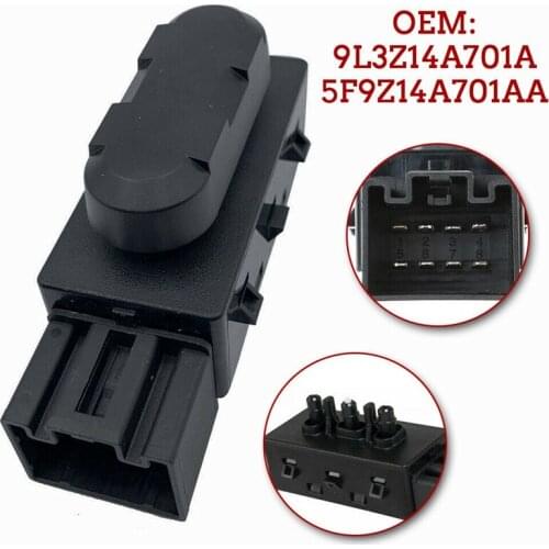 DRIVER LEFT 6 Way Power Seat Switch 9L3Z14A701A 5F9Z14A701AA for Ford F150 F250 PSW5