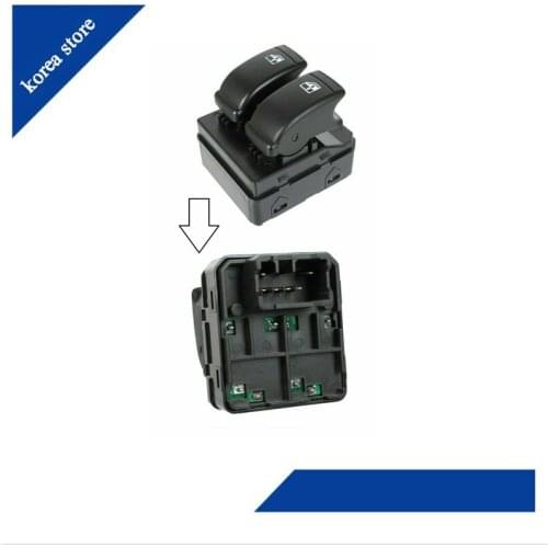 Electric Power Window Single Control Switch for Lova Aveo Barina G3 96652187 araba aksesuar accesorios automovil automobiles