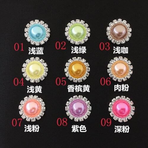 Hot Sale wholasale 20pcs/lot Wedding Diamond crystal Button rhinestone Button Crystal DIY hair garment craft Accessories YC65