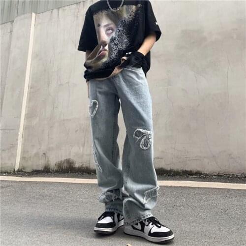 Houzhou Men's Wide Leg Jeans