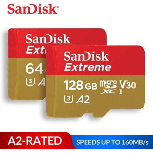 SanDisk Extreme Ultra Micro SD 128GB 32GB 64GB 256GB 400GB Memory Card 16GB 64g 32 GB Micro SD Card SD/TF Flash MicroSD U1/U3 4K