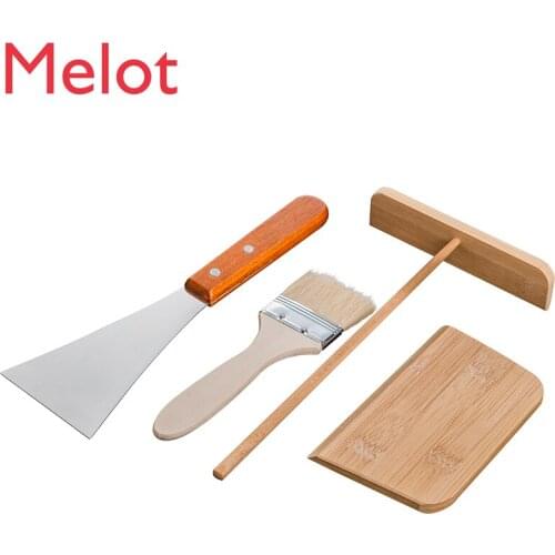 Chinese Cuisine Pancake Tools Pancake Rolled with Crisp Fritter Omelette Non-Stick Pan Clippers Scraper Griddle Spatula