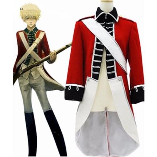 Anime Axis Powers Hetalia England Arthur Kirkland Coat Uniform Halloween Cosplay Costume
