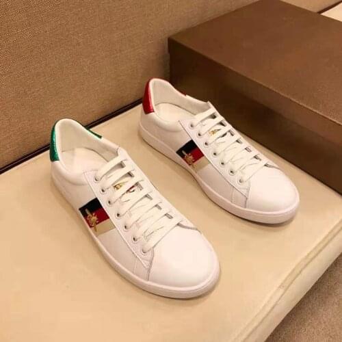 Genuine Leather Small White Shoes For Men And Women Board Shoes Leisure Breathable Joker Sports Shoes Men Anti-slip Oudoor Shoes