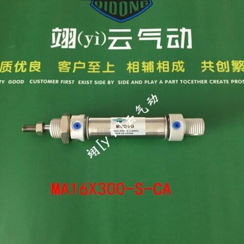 MA16X300-S-CA MA16X300-S-U AIRTAC Stainless steel mini-cylinder MA series