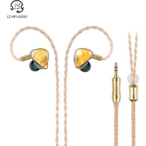 Linsoul LZ A2 PRO Resin 1 Dynamic+2 Knowles BA Hybrid 3 Driver HIFI Earphone In-ear Monitor