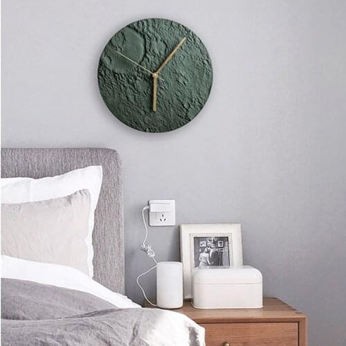 Non Hole Wall Clock часы настенные Nordic Style Simple Modern Living Room Fashion Creativity Light Luxury Decorative Clocks