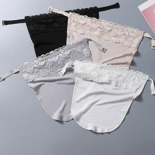 Anti Peep Invisible Women Bra Traceless Corset Tube Top Sexy Lace Wrapped Chest With Clip Soft Breathable Seamless Breast Cover