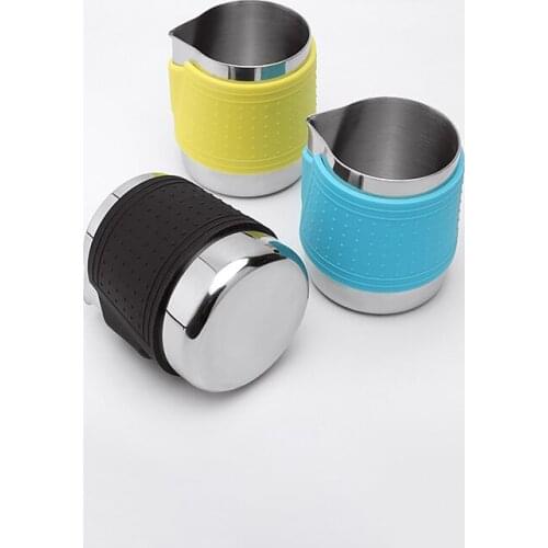 Prevent the cup hot spent 304 stainless steel silicone sessile milk cup Japanese garland cylinder