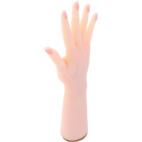 Realistic Silicone Women Right Hand Model Jewelry Display Props