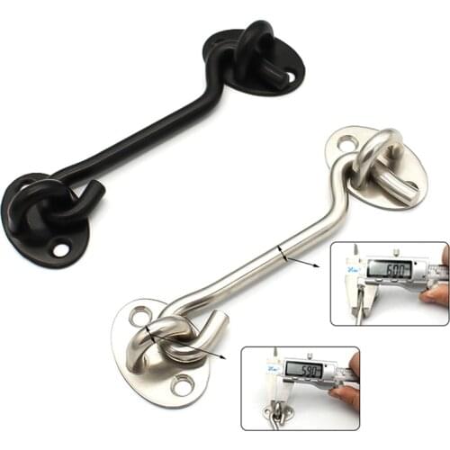 1 Set Barn Door Lock Sliding Door Lock Barn Gate Latch Stainless Steel Hook Lock Door Roller Shower Room Cabin Accessories