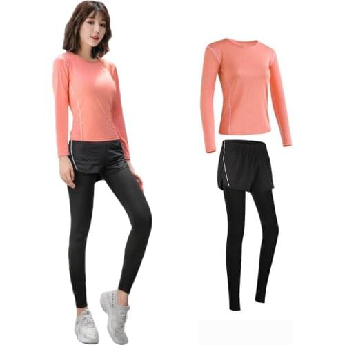 2 Piece Set Women Jogging Suits 2020 Fashion Sport Workout Womens Running Outfit Gym Clothing Winter Plus Size Athletic Wear