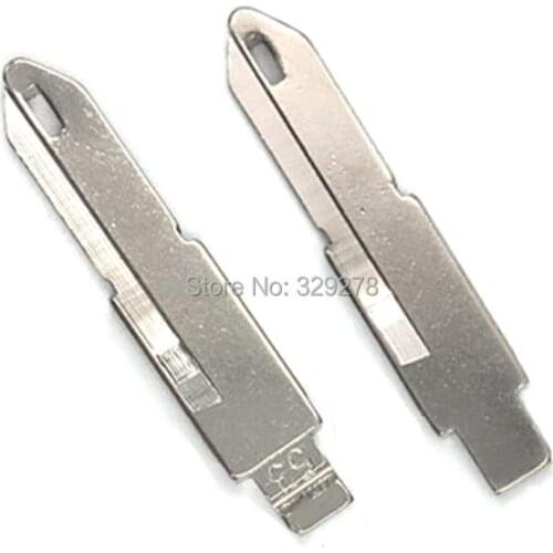 10pcs/lot Metal Blank Uncut Flip KD Remote Key Blade Type #53 for Peugeot 206 NO. 53 Blade
