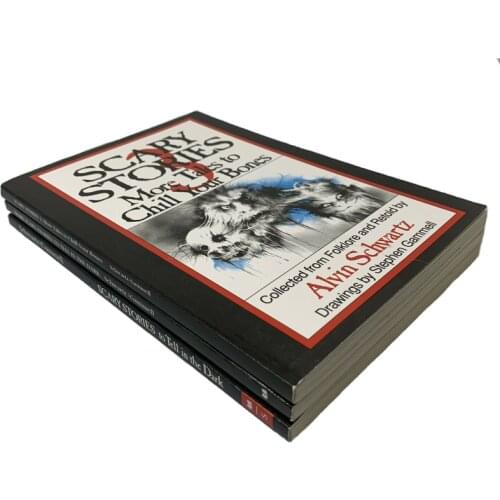 100pcs/Lot Scary Stories To Tell In The Dark 3 Series Book Set 1,2,3