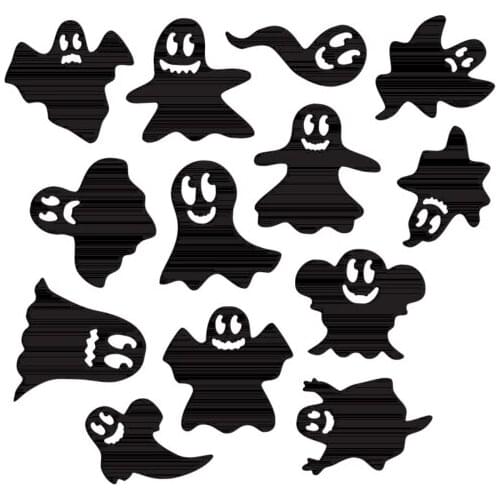 13pcs Halloween Craft Paper Dies Cut For Card Making Small Ghost Set DIY Scrapbooking Dies Metal Embossing Handcraft DieTemplate
