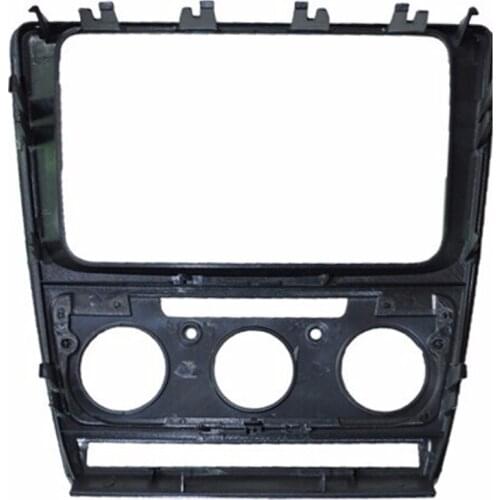 2Din Fascia For Skoda Octavia 2 2010-2013 Audio Stereo Panel Mounting Installation Dash Kit Trim Frame Adapter