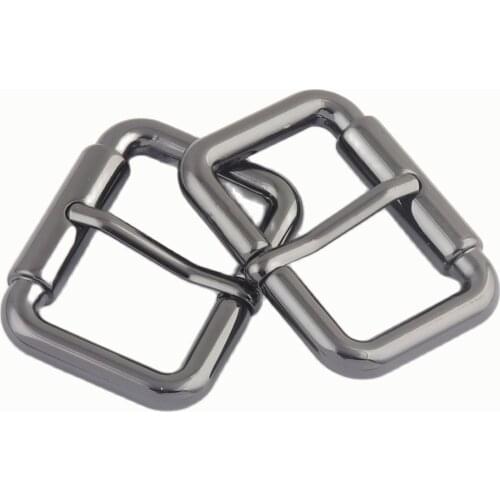 32mm Gunmetal Adjuster Buckles Strap Slide Buckle Swivel Clasp Metal Purse Clasp Bag Handbag Webbing Hardware Leather Craft