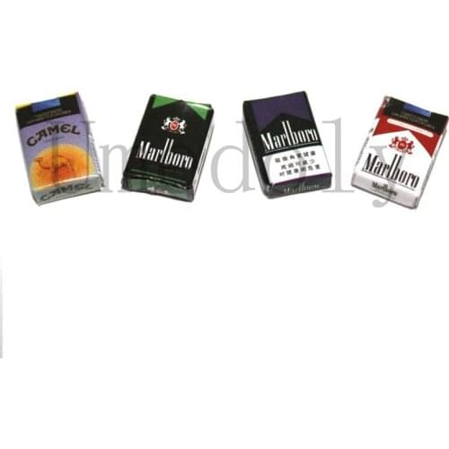 4PCS 1:12 Dollhouse Miniature Cigarettes For 1/12 BJD ob11 Pretend Play Mini Doll Food Toys Accessories