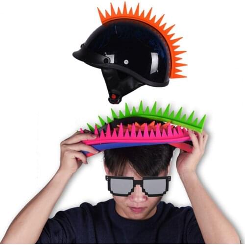 50% Dropshipping!Universal Cockscomb Bikes Helmet Decorative Decal for Motorcycle Bicycle