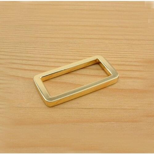 50 pieces 1 inch (25mm) gold Heavy duty alloying strap rectangle ring