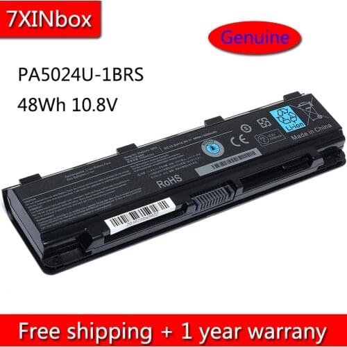7XINbox 48Wh PA5024U-1BRS PA5023U-1BRS PA5025U-1BRS Battery For Toshiba Satellite C805 C850 C800 L850 PA5026U-1BRS PA5027U-1BRS