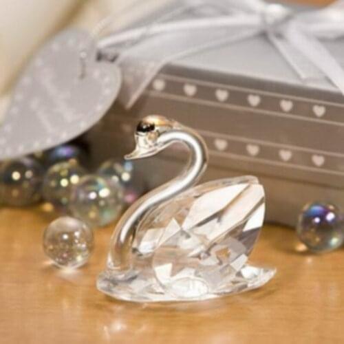 FREE SHIPPING 4pcs/Lot Choice Crystal Collection Lovely Swans Wedding Favors&Bridal Shower Favors