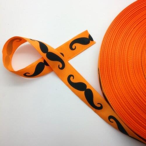 Free Shipping 5 Yards 3/4'' 20mm Wide Printed Grosgrain Ribbon Hair Bow/Christmas/wedding DIY Sewing ,#AD26