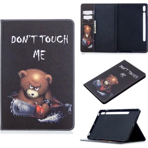 Tablet Funda Cover for Samsung Galaxy Tab S7 11 2020 Case SM T870 T875 Slim Shockproof Stand Case Card Slot Wallet Tablet Cover
