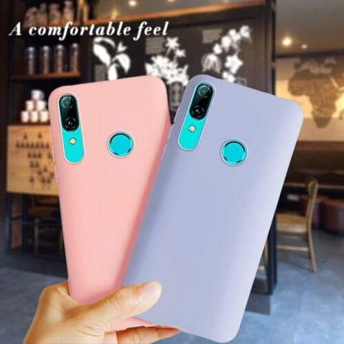 Candy Color Case For Huawei P Smart 2019 Phone Case POT-LX1 Soft Silicone Back Cover For Huawei P Smart Case PSmart 2018 FIG-LX1
