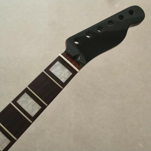 Black Maple Electric Guitar Neck 21 fret Rosewood Inlay DIY Electric Guitar part