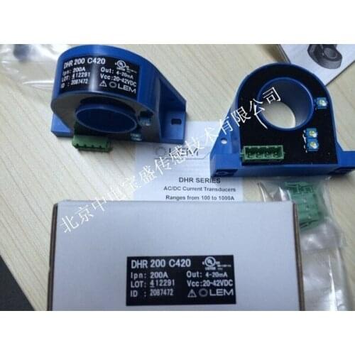 DHR200C420 SENSOR CURRENT HALL 200A AC/DC CURRENT TRANSDUCER DHR 200 C420