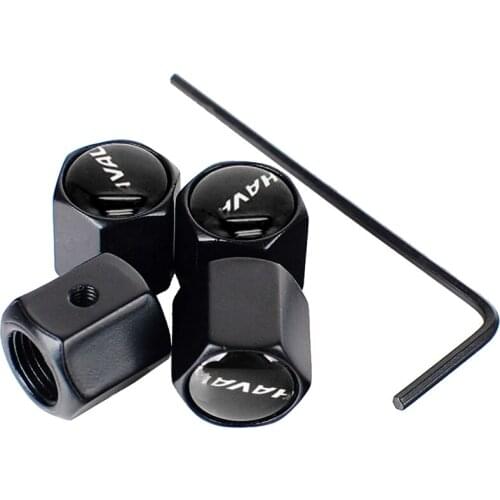 For Haval H2 H3 H5 H7 H8 H9 H6 Sport Coupe T FEK Silah Tabanca Korna M2 M4 Wheel Decoration 4pcs/set Metal Tire Valve Stem Cap
