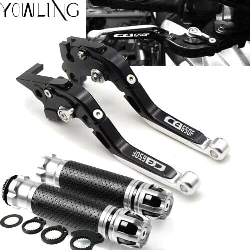 For HONDA CB650F CB 650F CBR650F 2014 2015 2016 2017 Motorcycle Accessories Brake Clutch Levers Handlebar grip Handle Hand Grips