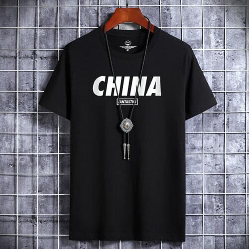 2021 NEW Letter Printing 100% cotton Men T Shirt Hip-Hop Cotton T-shirt O-neck Summer Male Causal Tshirts Fashion Loose Tees B33
