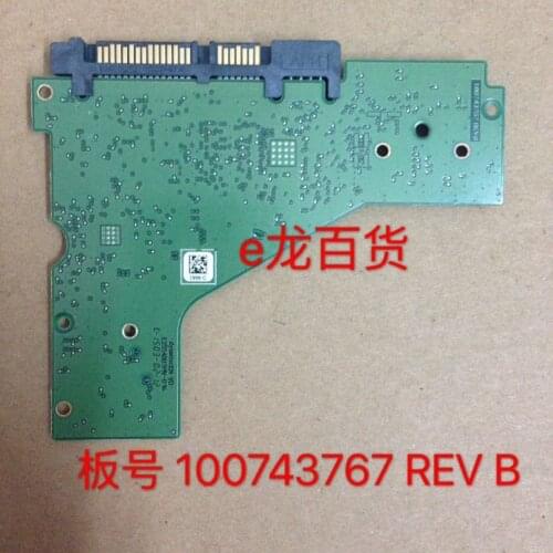HDD PCB circuit board logic board 100743767 REV B for ST 3.5 SATA hard drive repair data recovery