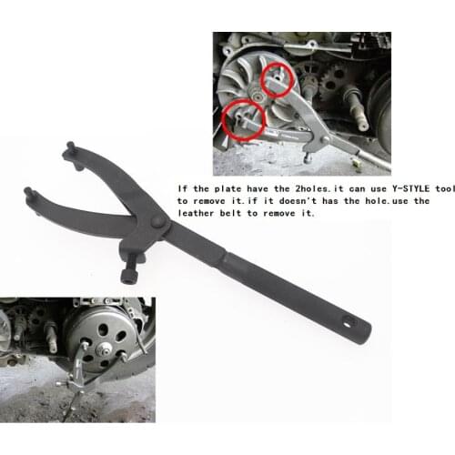 Motorcycle Scooter Belt Disk Magneto Motor Clutch Disassembly remover repair Tool Flywheel Wrench