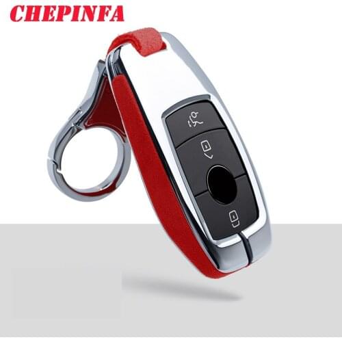 Metal Car Key Cover Case Shell For Mercedes Benz W124 W176 W202 W203 W204 W205 W210 W212 W221 W222 W251