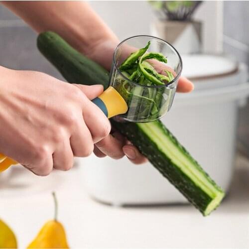 Multifunctional Melon and Fruit Storage Type Peeling Knife with Storage Tube Peeling Knife Kitchen Tool