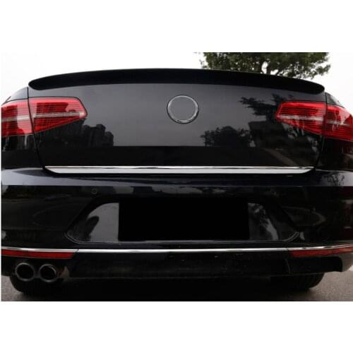 Fit For VW PASSAT B8 2017 2018 2019 Rear Trunk Boot Tailgate Door Tail Gate Cover Trim Molding Lid Bezel Garnish Strip Styling