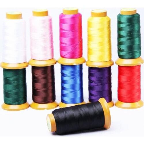 New arrival 10 Color Nylon Silk 0.6mm Cord Thread Line Fit Necklace DIY For Jewelry Making No Elastic Jewelry Findings 350 M