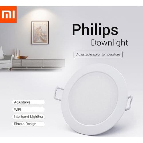 Original Xiaomi Smart Downlight Philips Zhirui Light 220V 3000 - 5700k Adjustable Color Ceiling Lamp App Smart Remote Control
