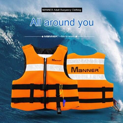 Polyester Life Jacket Swimming Life Vest M-XXL Fishing Vest Outdoor Sport Safety Life Jacket For Drifting Boating Kayak