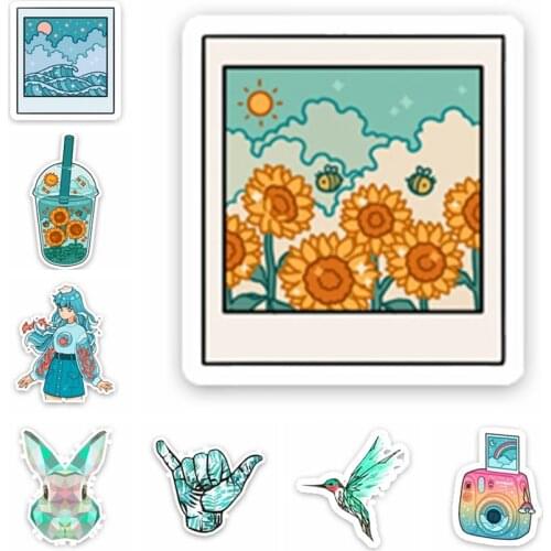 Planar Resin Retro Styles Printed Flower Pattern Animal Cartoon Cabochon for DIY Holiday Decoration Crafts Accessories