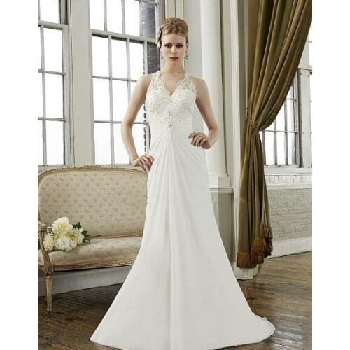 Free shipping 2020 V-neck Buttons lace appliques back Vestido De Dama De Honra customize bridal gown Coral Bridesmaid Dresses