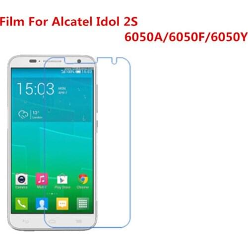 1/2/5/10 Pcs Ultra Thin Clear HD LCD Screen Protector Film With Cleaning Cloth Film For Alcatel Idol 2S 6050A/6050F/6050Y