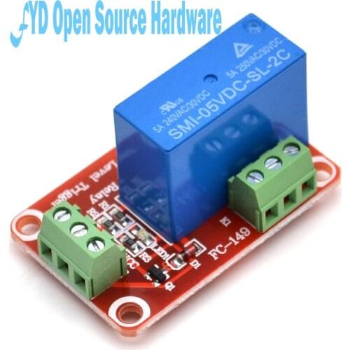 1 channel double power relay module 24V low trigger switch control