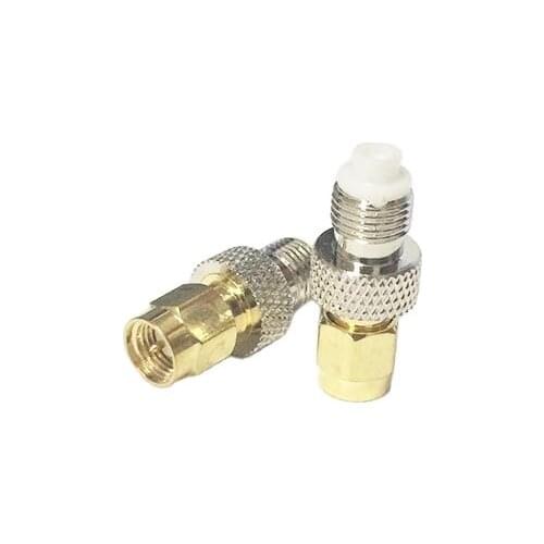 1pc NEW SMA Male Plug to FME Female Jack RF Coax Adapter convertor Straight Goldplated wholesale